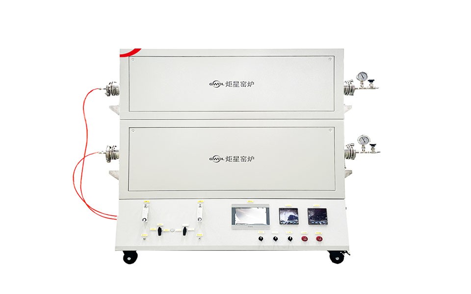 雙氣爐雙管擴散爐，雙爐管管式爐